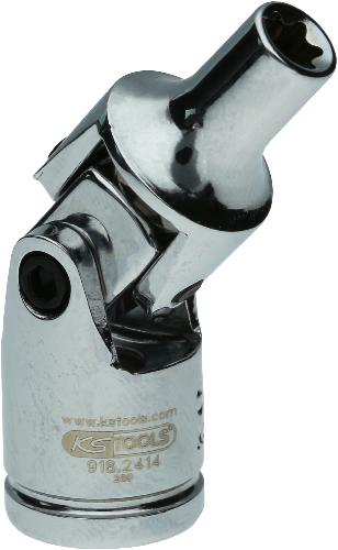 KS TOOLS 1/4" Torx-E-Stecknuss mit Gelenk, E5