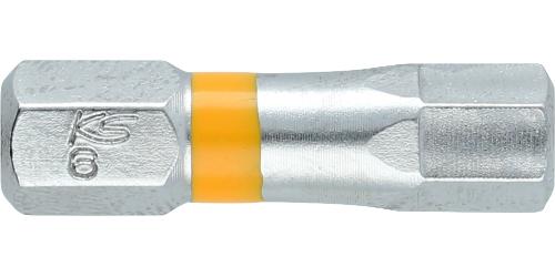 KS TOOLS 1/4" TORSIONpower Bit Innen6kant, 25mm, 6mm