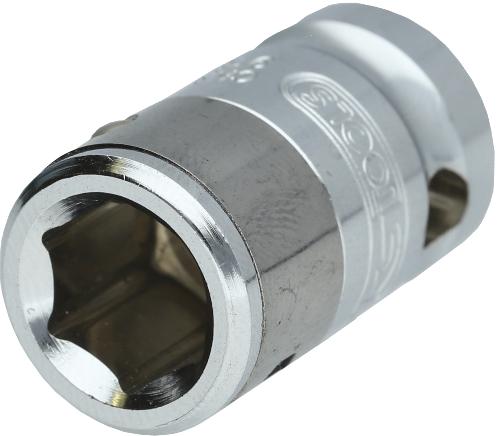 KS TOOLS 3/8" CHROMEplus Bit-Adapter-Stecknuss, für 10mm