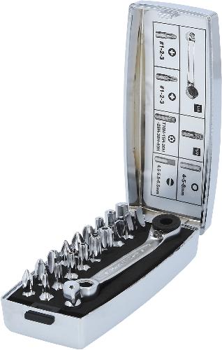 KS TOOLS 1/4" CHROMEplus Bit-Satz, 20-tlg