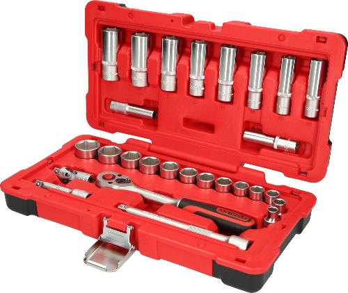 KS TOOLS 3/8" Steckschlüssel-Satz, 27-tlg