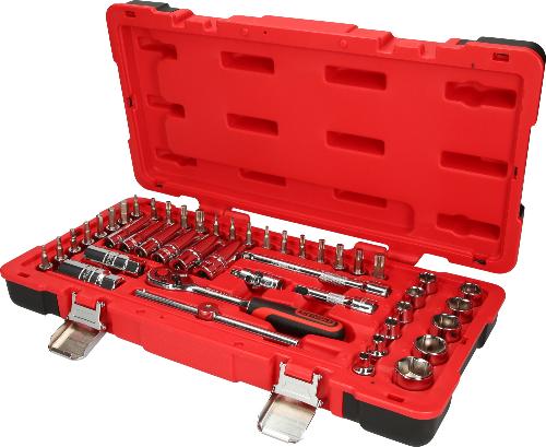 KS TOOLS 3/8" CHROMEplus Steckschlüssel-Satz, 46-tlg
