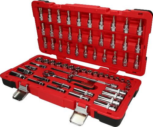 KS TOOLS 3/8" CHROMEplus Steckschlüssel-Satz, 66-tlg
