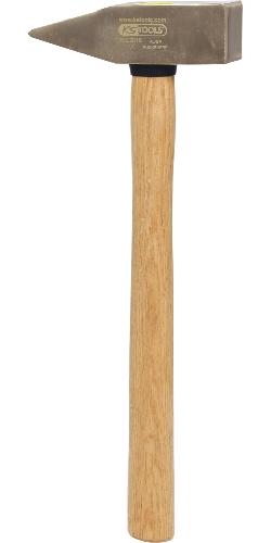 KS TOOLS BRONZEplus Schlosserhammer 1000 g, mit Hickorystiel