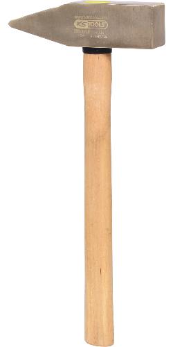 KS TOOLS BRONZEplus Schlosserhammer 2000 g, mit Hickorystiel