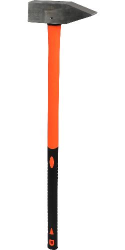 KS TOOLS EDELSTAHL Schlosserhammer mit Fiberglasstiel, 5000g