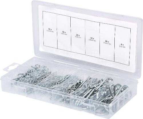 KS TOOLS Sortiment Federsplinte, 1,8x33 - 3,9x75, 150-tlg