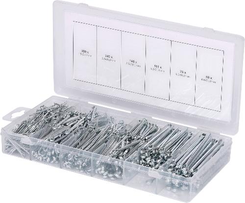 KS TOOLS Sortiment Splinte, 1000-tlg