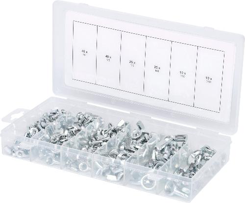 KS TOOLS Sortiment Flügelmuttern, 150-tlg