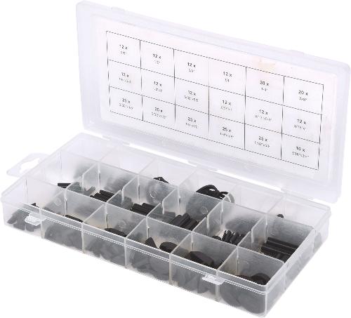 KS TOOLS Sortiment Spannstift/Seegering/Federkeile/E-Sicherungsring, 295-tlg