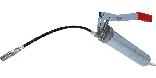 KS TOOLS Hebel-Fettpresse mit flexiblem Schlauch, 400g