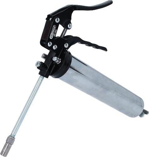 KS TOOLS Einhand-Fettpresse mit starrem Füllrohr, 350mm