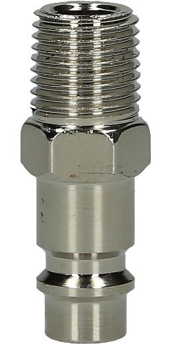 KS TOOLS Metall-Stecknippel, 1/4"AG, Europa