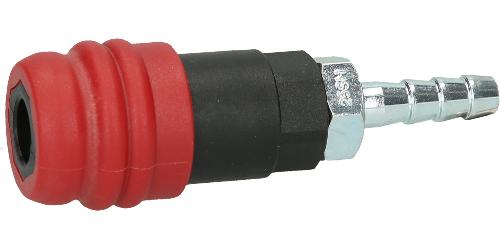KS TOOLS 2 Stufen-Druckluft-Sicherheitskupplung mit Schlauchtülle, 9mm