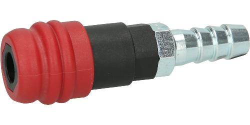 KS TOOLS 2 Stufen-Druckluft-Sicherheitskupplung mit Schlauchtülle, 14,5mm