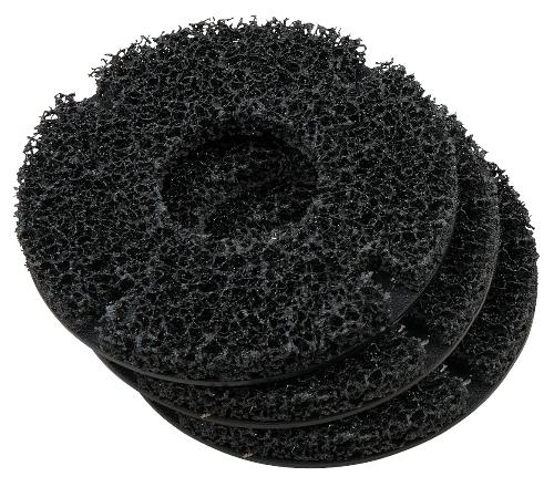 KS TOOLS Ersatzscheiben-Satz für Radnabenschleifer Ø 160 mm, Innen-Ø 75 mm, 3-tlg