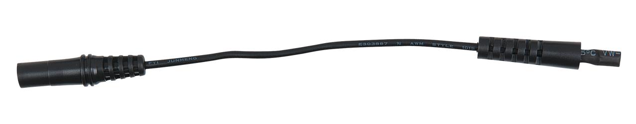 KS TOOLS 4,0 mm Eingangsbuchse auf 3,5 mm Prüfadapterbuchse rund (schwarz)