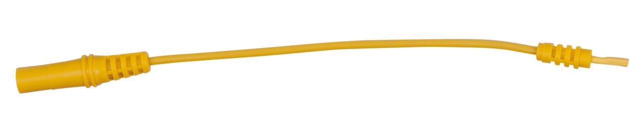 KS TOOLS 4,0 mm Eingangsbuchse auf 0,8 mm Prüfadapterbuchse flach (gelb)