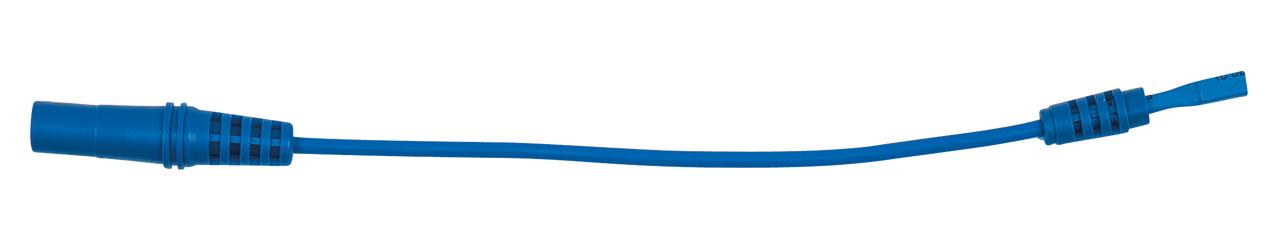 KS TOOLS 4,0 mm Eingangsbuchse auf 2,5 mm Prüfadapterbuchse flach (blau)