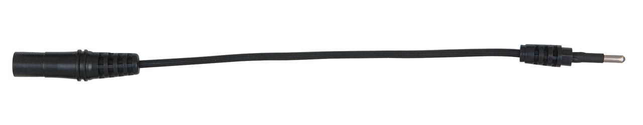 KS TOOLS 4,0 mm Eingangsbuchse auf 2,0 mm Prüfadapterstecker rund (schwarz)