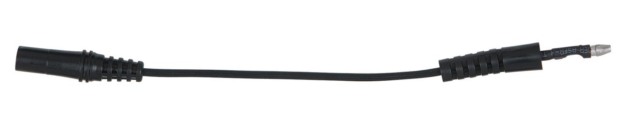 KS TOOLS 4,0 mm Eingangsbuchse auf 3,5 mm Prüfadapterstecker rund (schwarz)