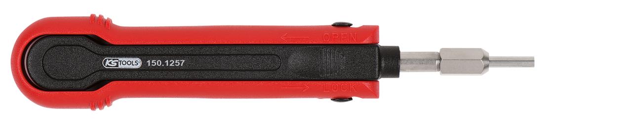 KS TOOLS Entriegelungswerkzeug für Rundstecker/Rundsteckhülsen 2,5 mm (AMP Tyco 2,5)