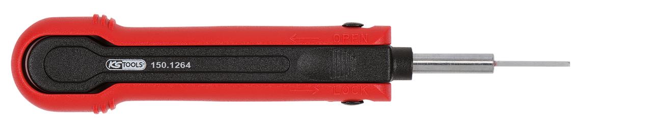 KS TOOLS Entriegelungswerkzeug für Flachstecker/Flachsteckhülsen 2,8mm (AMP Tyco JT, AMP Tyco ST, Deutsch DT)