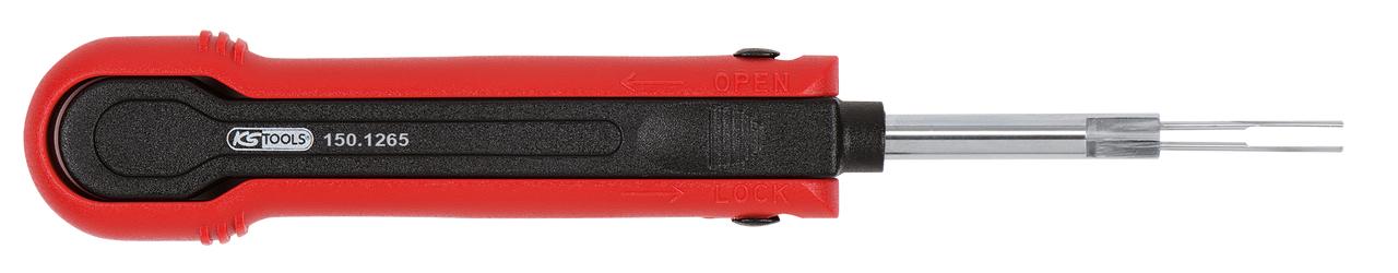 KS TOOLS Entriegelungswerkzeug für Flachsteckhülsen 1,5 mm (AMP Tyco MT II)