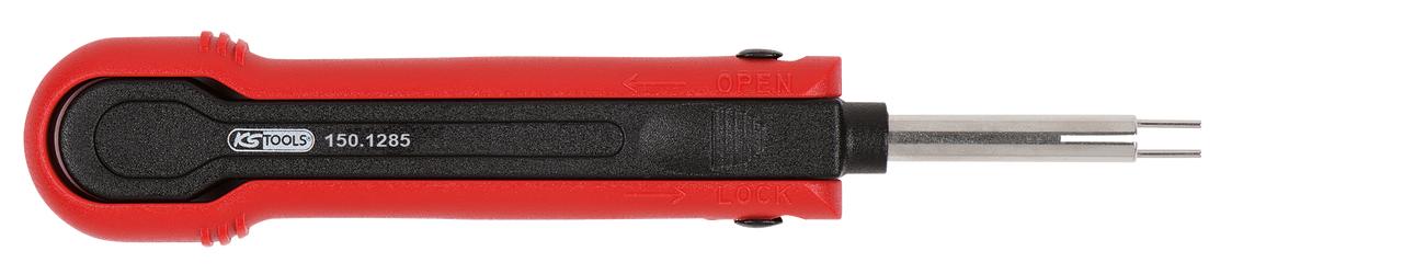 KS TOOLS Entriegelungswerkzeug für Flachstecker/Flachsteckhülsen 4,8 mm, 6,3 mm (Delphi Ducon)