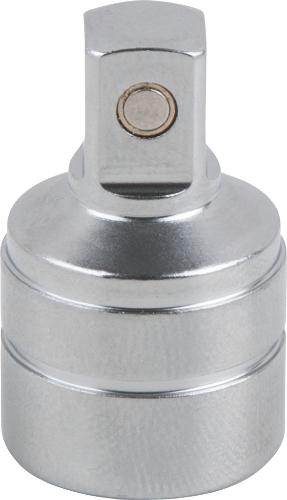 KS TOOLS 3/8" Öldienst-Bit-Stecknuss für Innenvierkant-Schrauben mit Magnet, 10,5 mm
