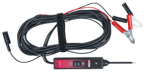 KS TOOLS Funktionsprüflampe 6-24V DC mit 5 Meter Kabel
