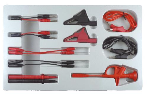 KS TOOLS 12/24V Diagnose Prüf- und Mess-Kabel-Satz, 13-tlg