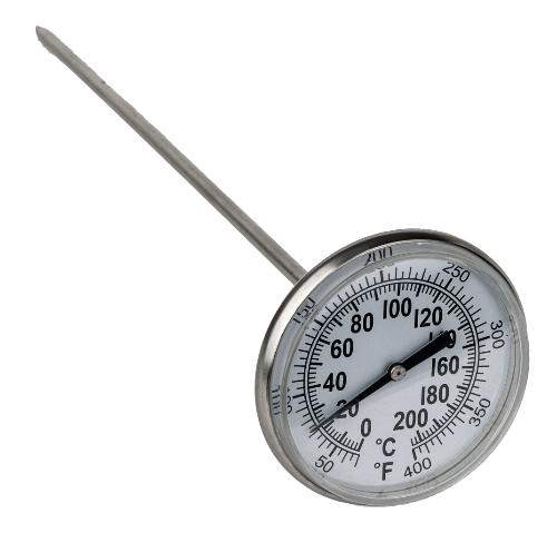KS TOOLS Thermometer, 0-200°C/0-400°F, L =210mm