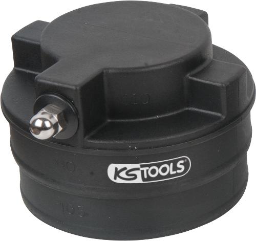 KS TOOLS 2-stufiger Gegenstopfen-Adapter, 105x110 mm