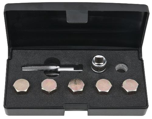 KS TOOLS Ölablassschrauben-Gewindereparatur-Satz, 12-tlg M12 x 1,5