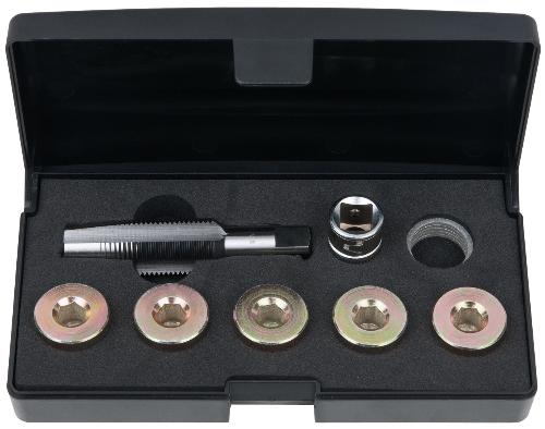 KS TOOLS Ölablassschrauben-Gewindereparatur-Satz, 12-tlg M18 x 1,5