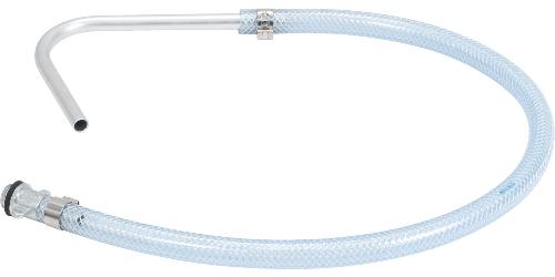 KS TOOLS PVC Schlauch mit gebogenem Auslaufrohr