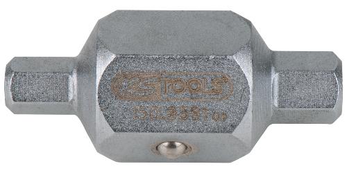 KS TOOLS Stecknüsse für Ölablassschrauben, 6-kant, 8+10mm