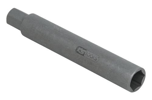 KS TOOLS 10 mm Stoßdämpfer-Außensechskant-Gegenhalter-Bit-Stecknuss, 9 mm