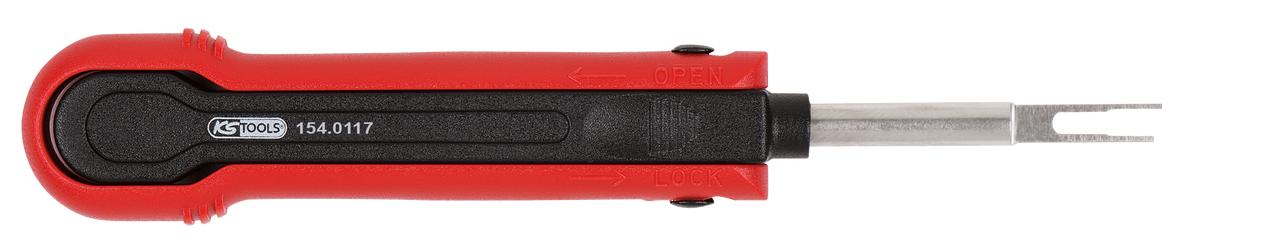 KS TOOLS Kabel-Entriegelungswerkzeug für Flachsteckhülsen 2,8mm