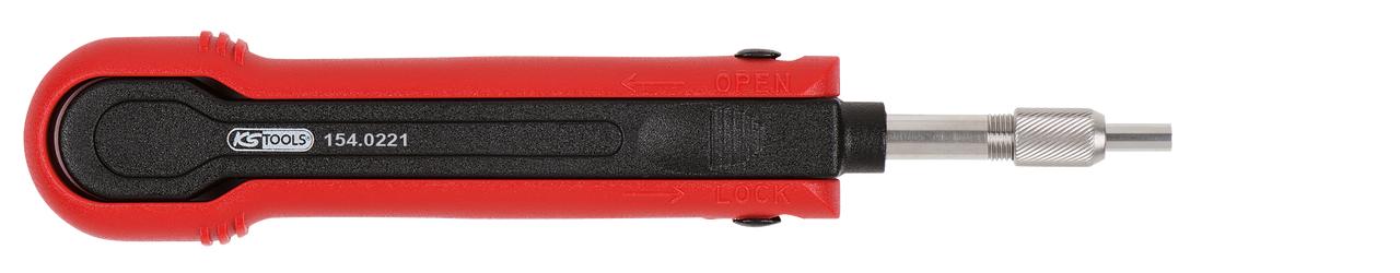 KS TOOLS Kabel-Entriegelungswerkzeug für Rundstecker und Rundsteckhülse 4,0mm
