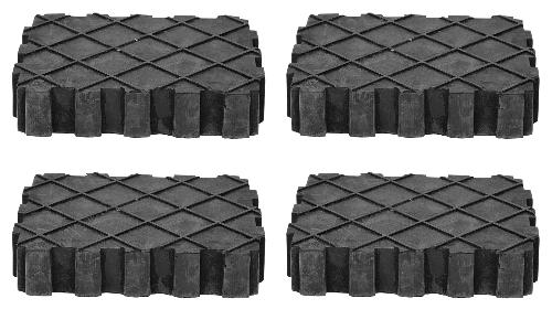 KS TOOLS Universal Gummiauflagen-Satz für Hebebühnen, 4-tlg