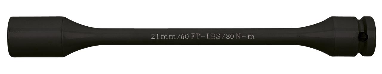 KS TOOLS 1/2" Torsions-Drehmomentbegrenzer-Stecknuss, 21mmx80Nm