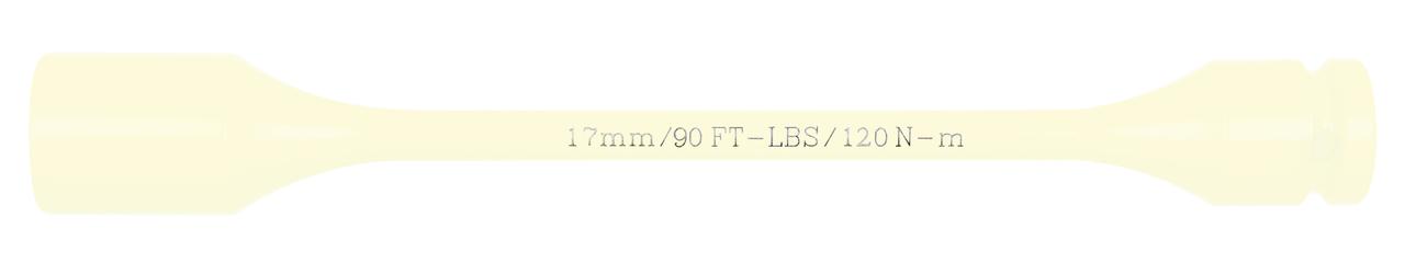 KS TOOLS 1/2" Torsions-Drehmomentbegrenzer-Stecknuss, 17mmx120Nm