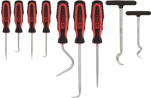 KS TOOLS Master Haken-Werkzeug-Satz, 9-tlg