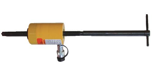 KS TOOLS Hohlkolben-Hydraulik-Zylinder mit Spindel, 30 t