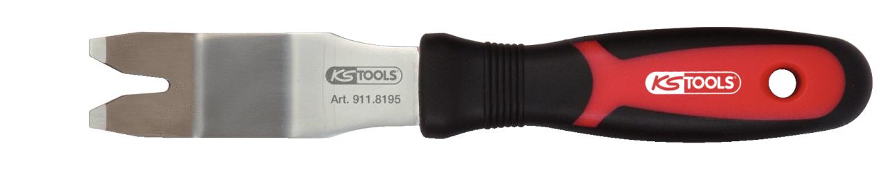 KS TOOLS Cliplöser Y-Form, doppelt breit abgewinkelt, 230mm