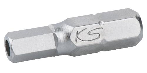 KS TOOLS 1/4" Bit Innensechskant, Bohrung, 25mm, 4mm