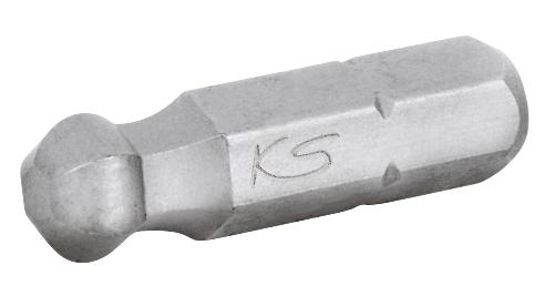 KS TOOLS 1/4" Bit Innensechskant, 25mm, Kugelkopf, 3,5mm