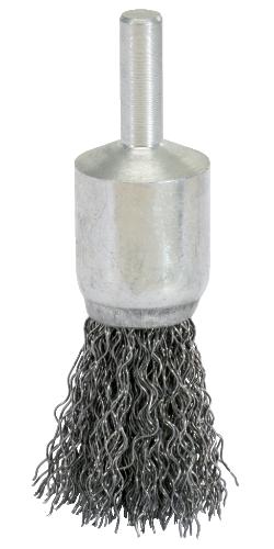 KS TOOLS Stahldraht Pinselbürste 0,5mm, Ø 19mm